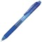 Pentel EnerGel-X Retractable Gel Pen 0.5 mm Needle Tip Blue Ink/Barrel Dozen